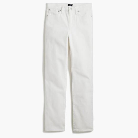 NWT J. Crew Essential Straight White Jean In All-day Stretch 28 - Picture 5 of 9